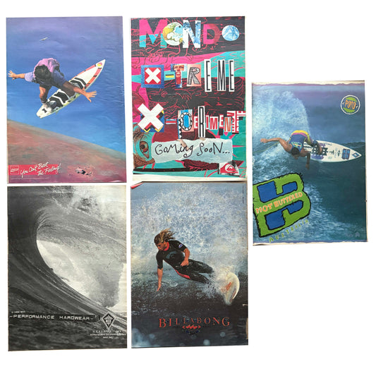 Vintage Surf Poster Pack 3.5 | A3