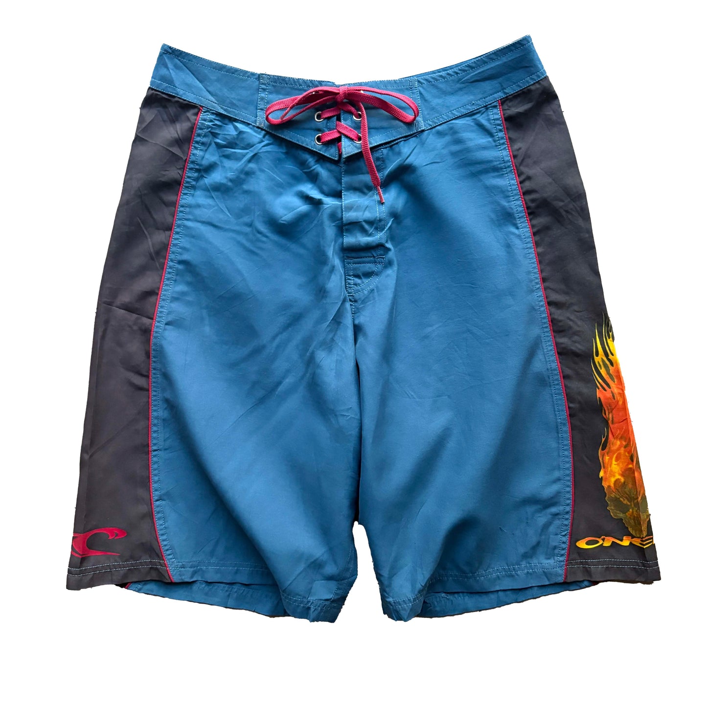 Vintage Oneill Flaming Skull Boardies | W30"