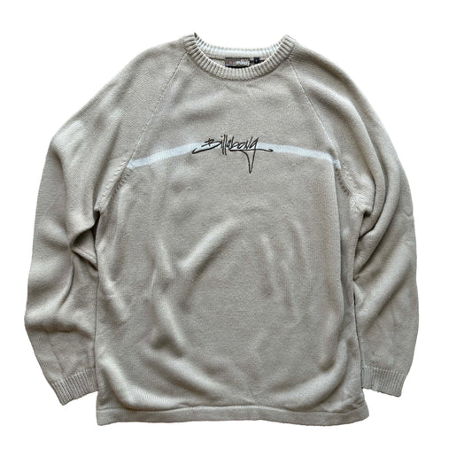 Y2K Billabong Knit Line Jumper | XL