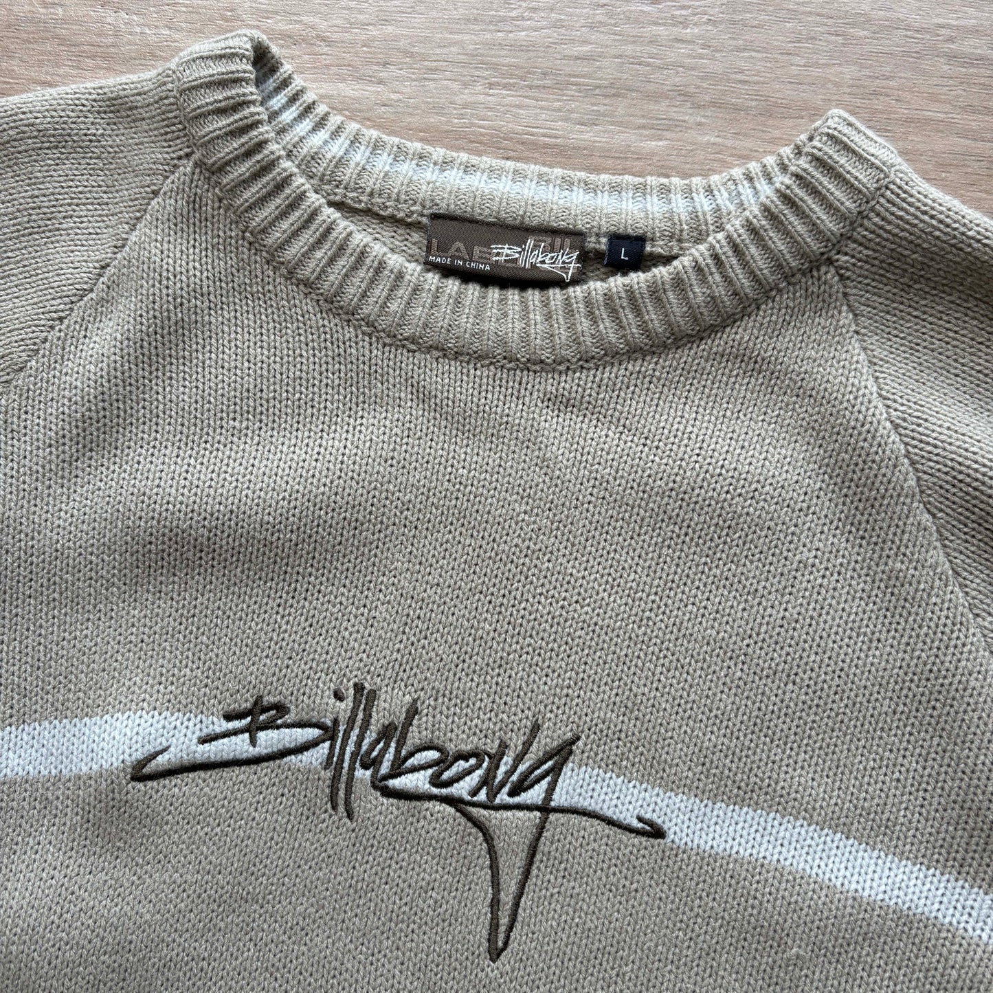 Y2K Billabong Knit Line Jumper | XL