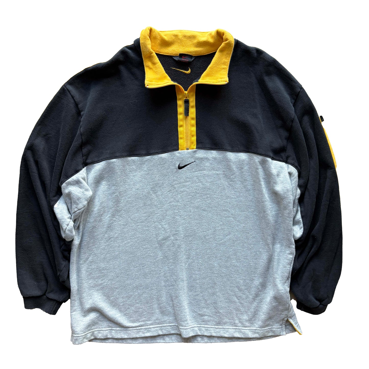 Vintage Nike Mini Swoosh 1/4 Zip Jumper | XL