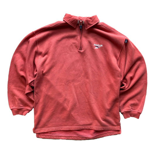 Vintage Reebok 1/4 Zip Jumper | L
