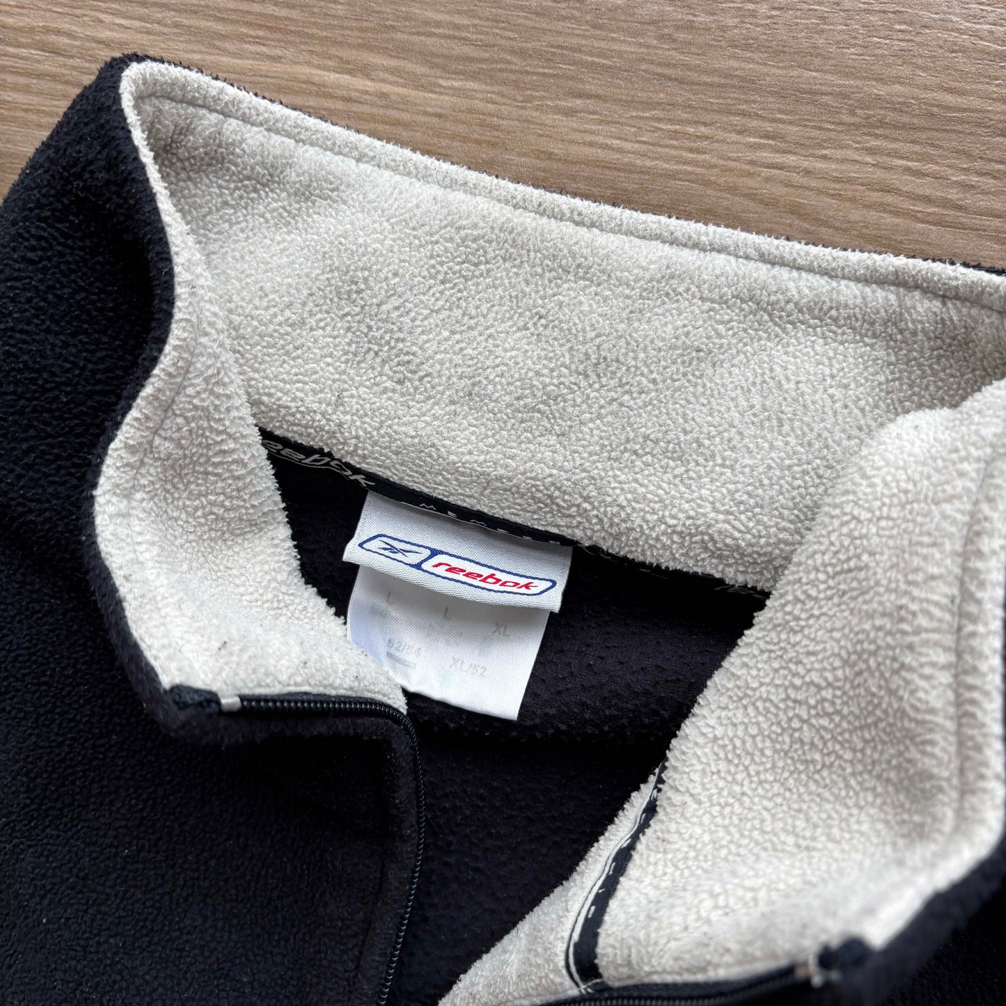 90s Reebok Membership 1/4 Zip Fleece Jumper | L