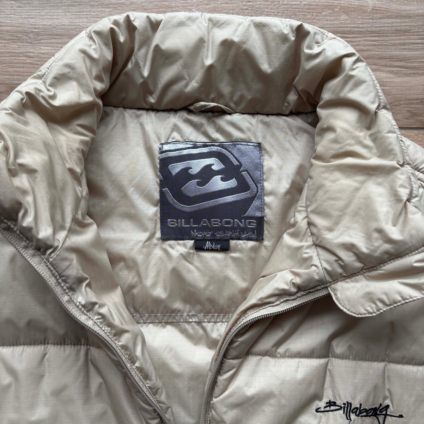 Y2K Billabong Puffer Vest | M