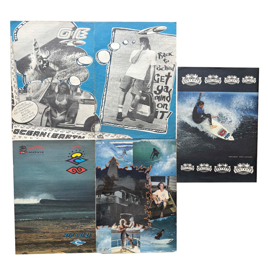 Vintage Surf Poster Pack 4.4 | A3