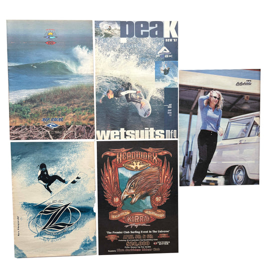 Vintage Surf Poster Pack 4.8 | A3