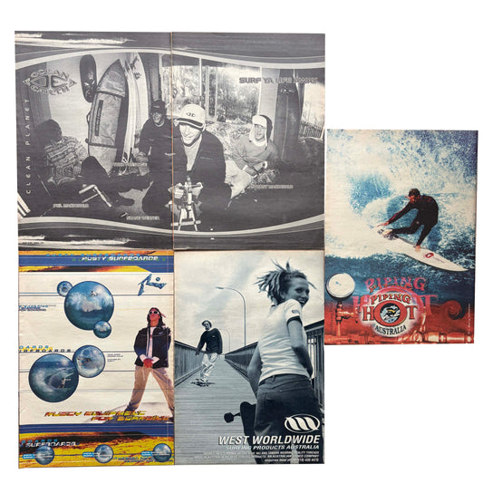 Vintage Surf Poster Pack 4.9 | A3