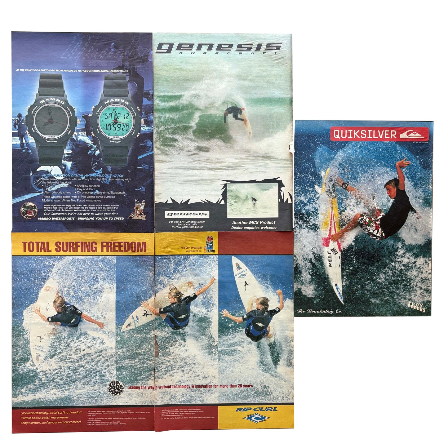 Vintage Surf Poster Pack 4.12 | A3