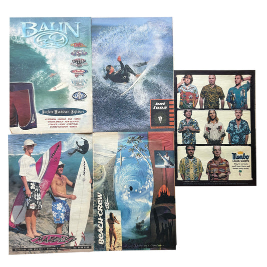 Vintage Surf Poster Pack 4.13 | A3