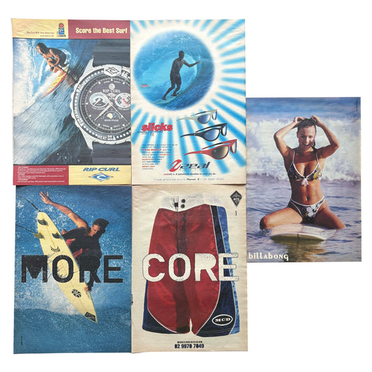 Vintage Surf Poster Pack 4.15 | A3
