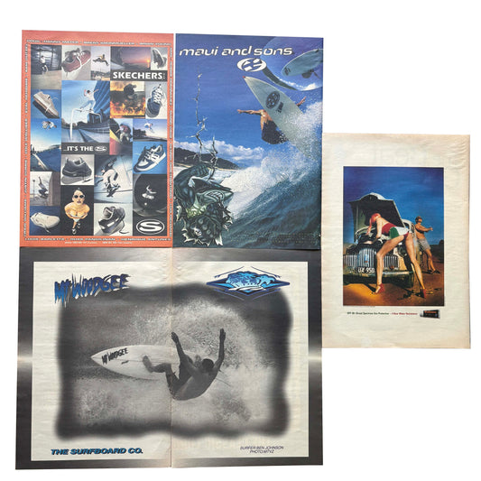 Vintage Surf Poster Pack 4.18 | A3