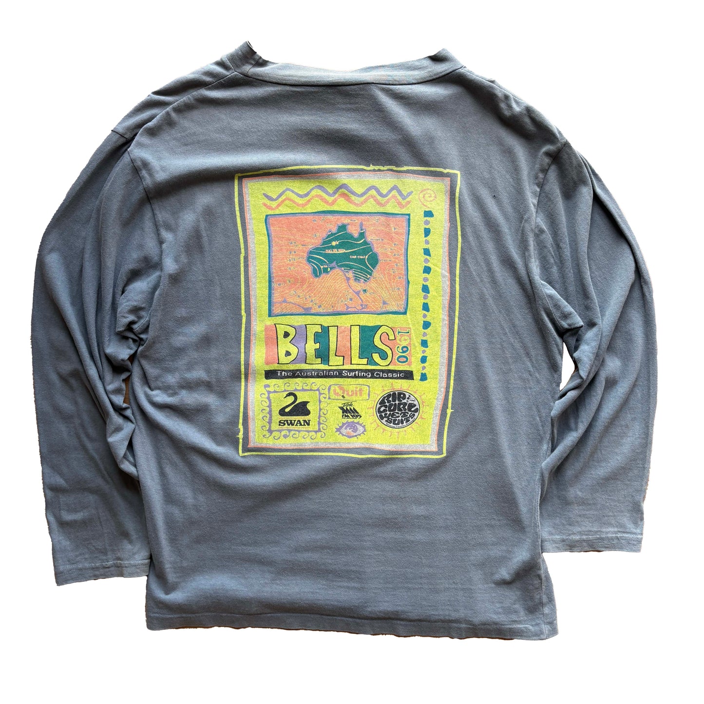 RARE 1990 Billabong Bells Beach Pro Long Sleeve | L