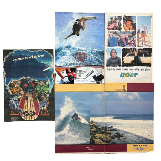Vintage Surf Poster Pack 5.8 | A3
