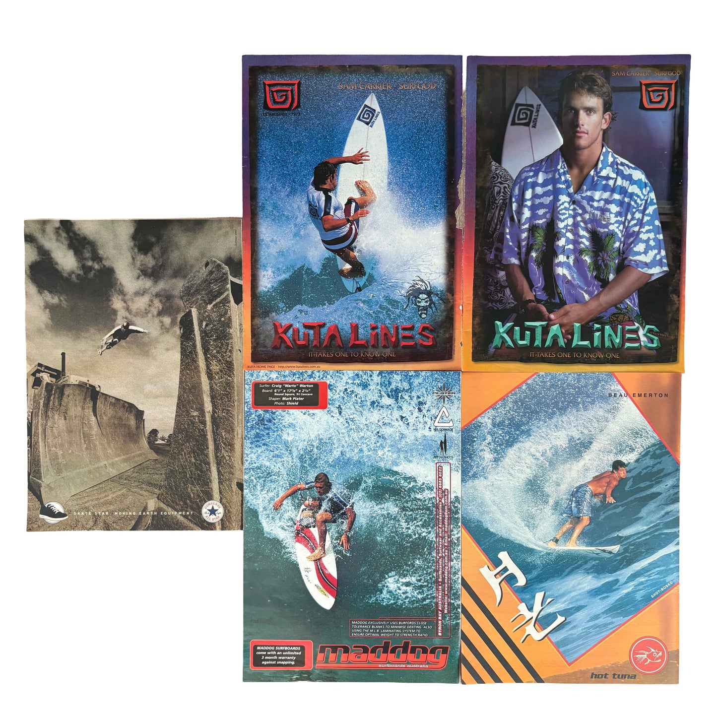 Vintage Surf Poster Pack 5.14 | A3