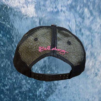 Y2K Billabong Zebra Trucker Hat | OSFA - Volant Vintage