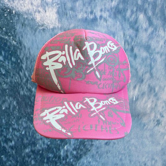 2000s Billabong Graffiti Trucker Hat | OSFA