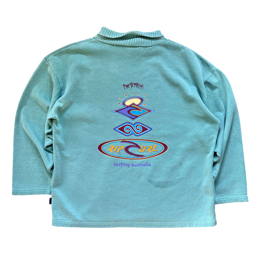 RARE 90s Rip Curl Turtleneck Jumper | XL
