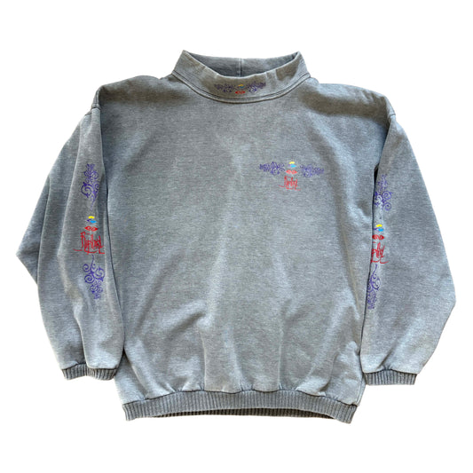 RARE 90s Rip Curl Mockneck Jumper | L