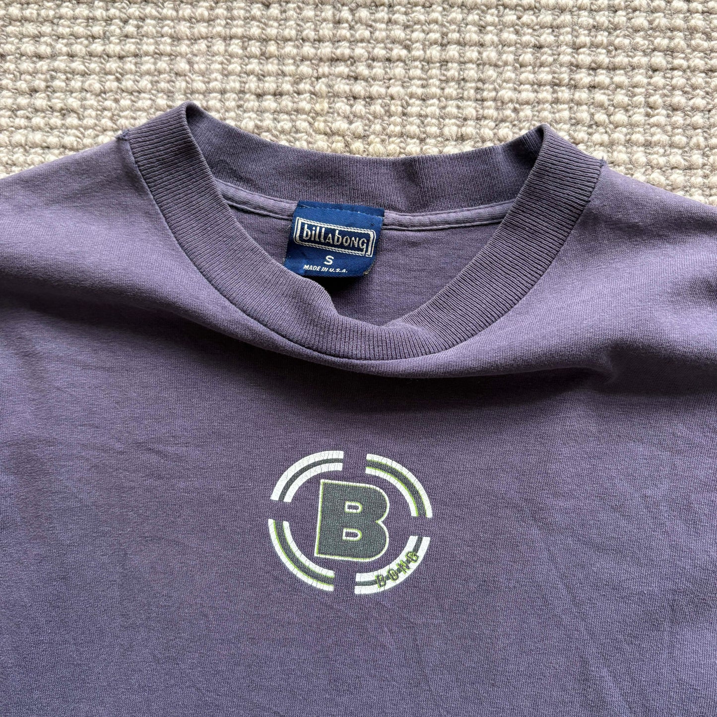 1997 Billabong B Logo T-Shirt | S