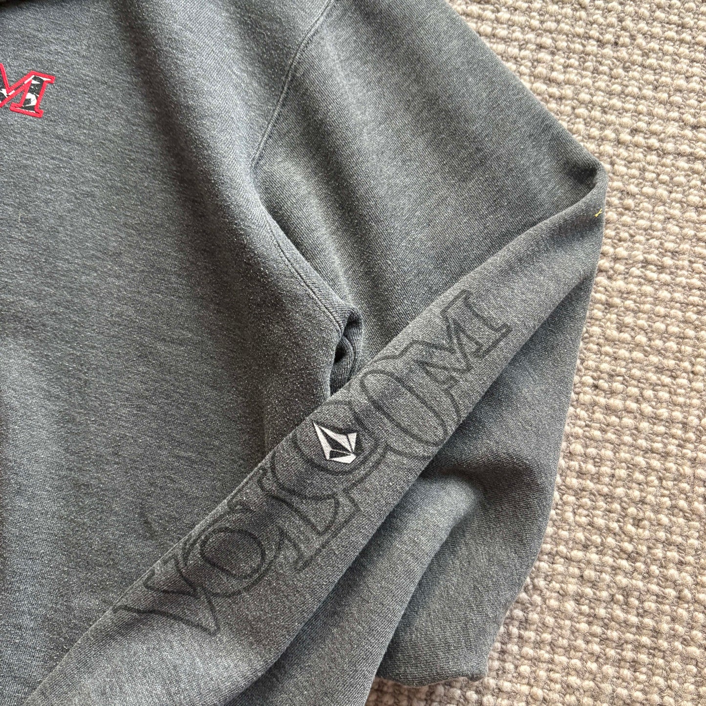 Y2K Vintage Volcom Spellout Hoodie | S