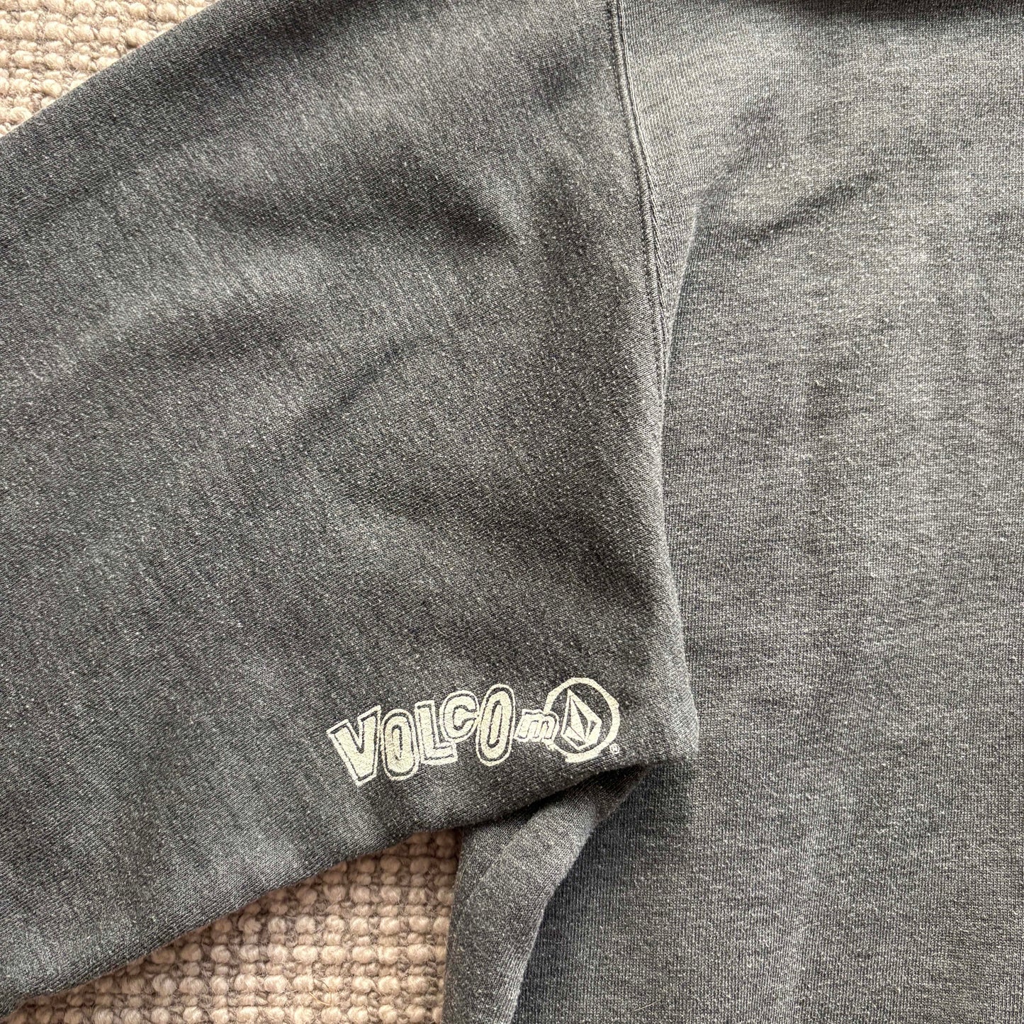 Y2K Vintage Volcom Spellout Hoodie | S