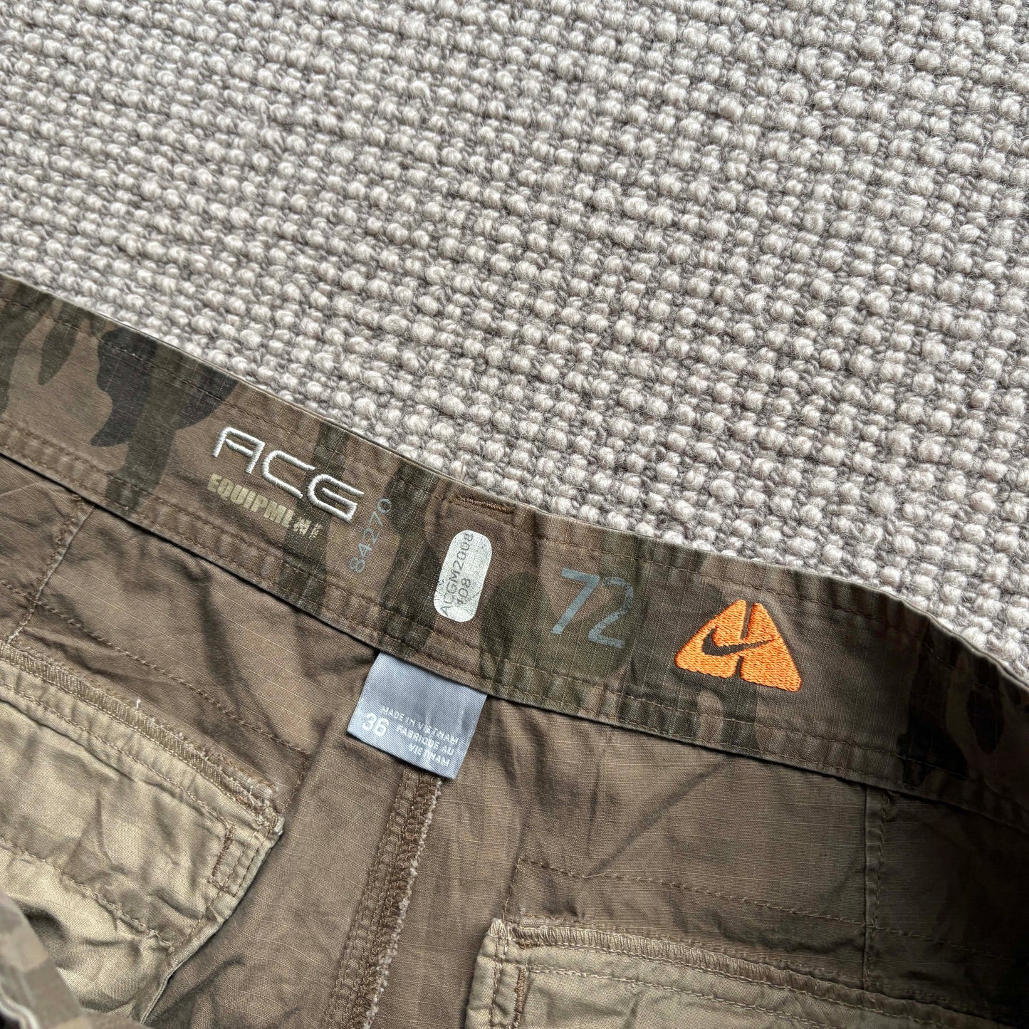 1990s Nike ACG Camo Shorts | W36"