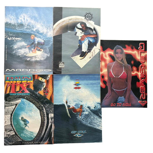 Vintage Surf Poster Pack 6.3 | A3