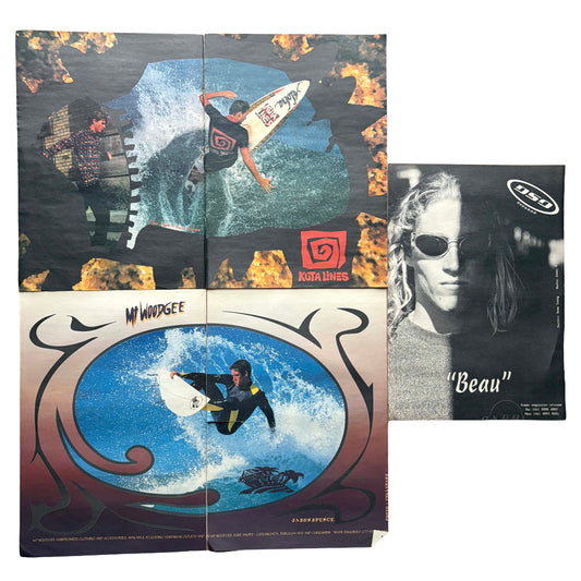 Vintage Surf Poster Pack 6.5 | A3