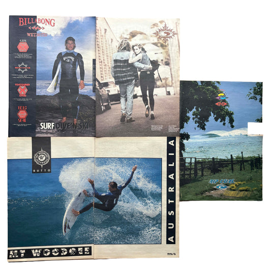 Vintage Surf Poster Pack 6.13 | A3
