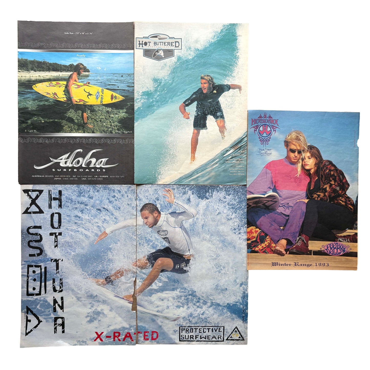 Vintage Surf Poster Pack 6.16 | A3 - Volant Vintage