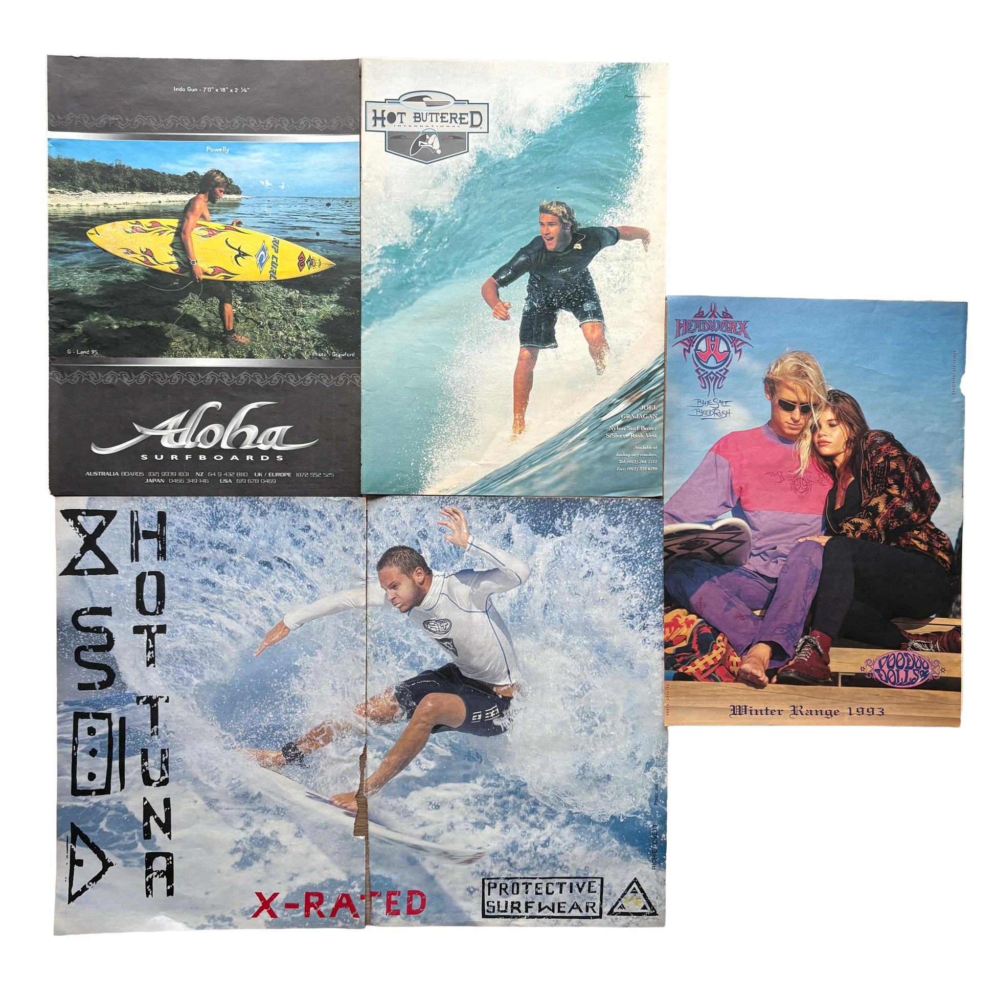Vintage Surf Poster Pack 6.16 | A3 - Volant Vintage