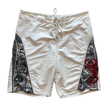 Y2K Oneill Graff Spellout Boardies | W38" - Volant Vintage