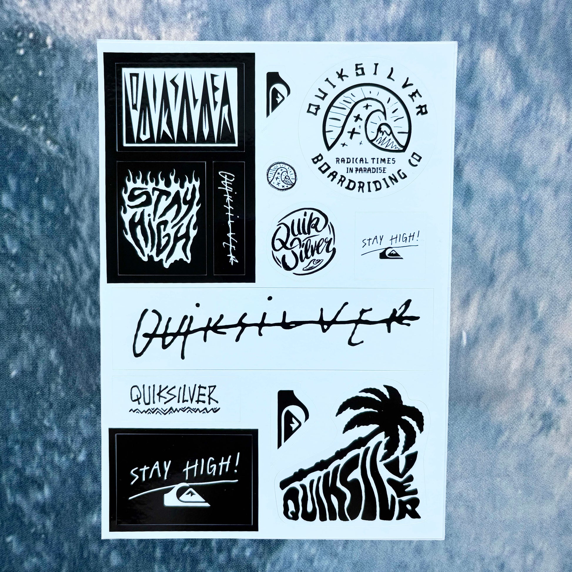 Quiksilver Sticker Sheet | A5 - Volant Vintage
