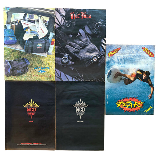 Vintage Surf Poster Pack 7.23 | A3 - Volant Vintage