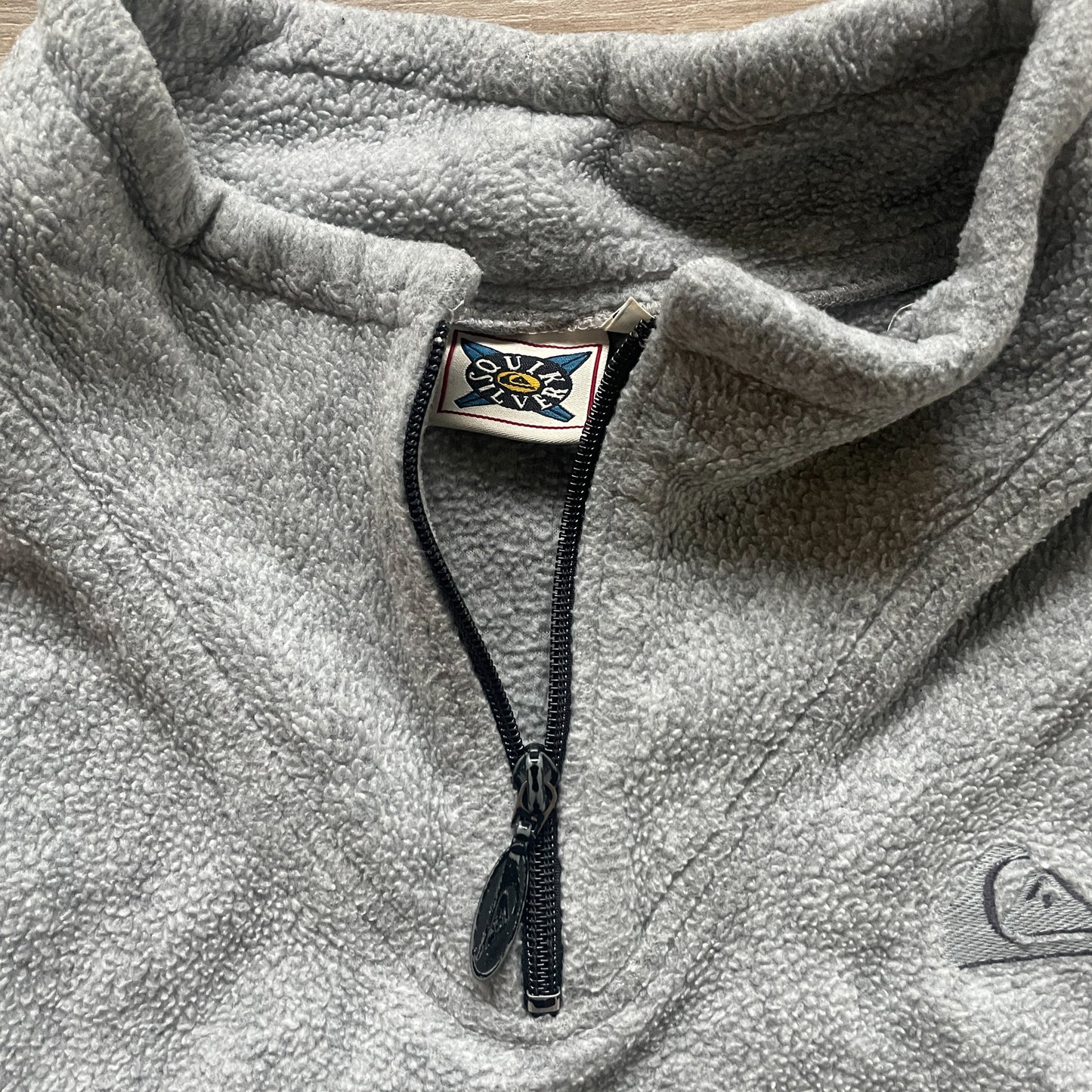 Quiksilver Polartec Fleece 1/4 zip jumper | XL