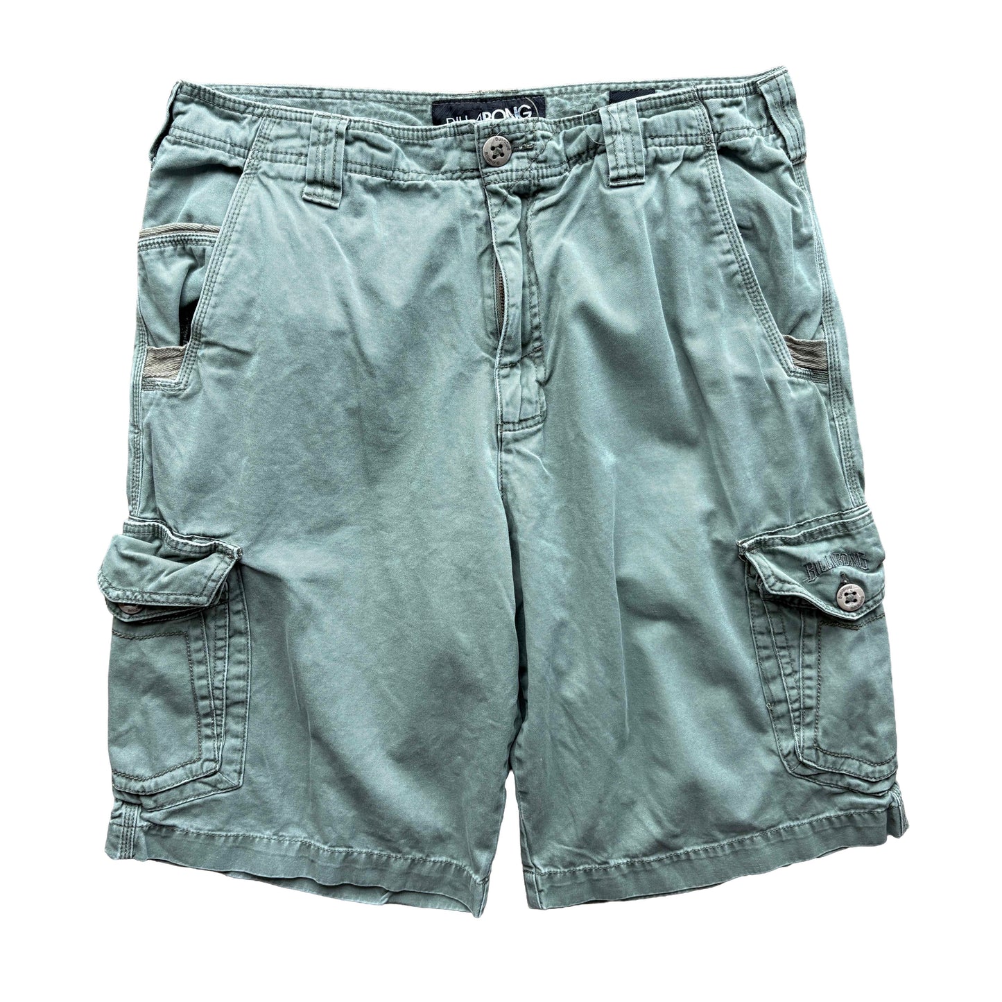 Y2K Billabong Built to Thrash Cargo Shorts | W34" - Volant Vintage