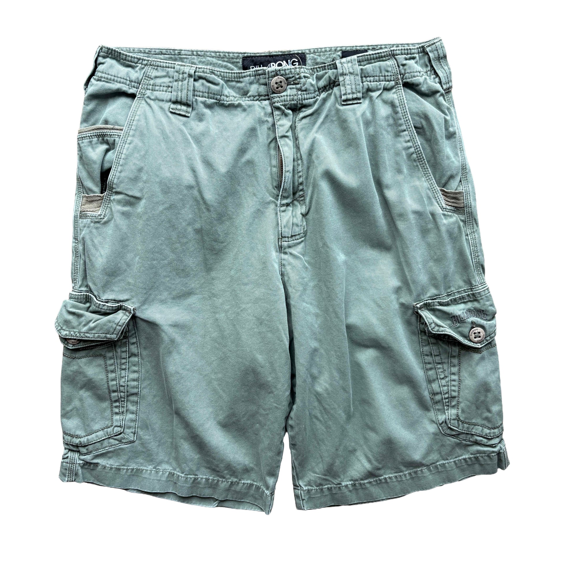 Y2K Billabong Built to Thrash Cargo Shorts | W34" - Volant Vintage