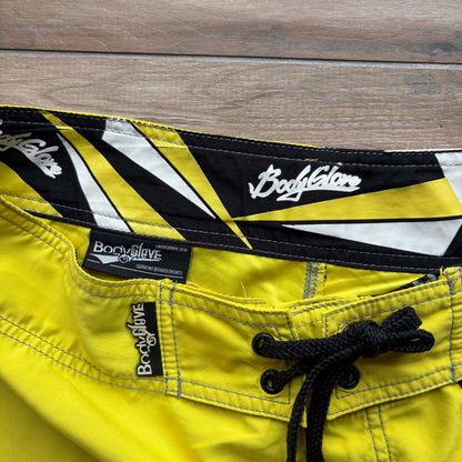 Y2K Body Glove Rising Sun Boardies | W36" - Volant Vintage