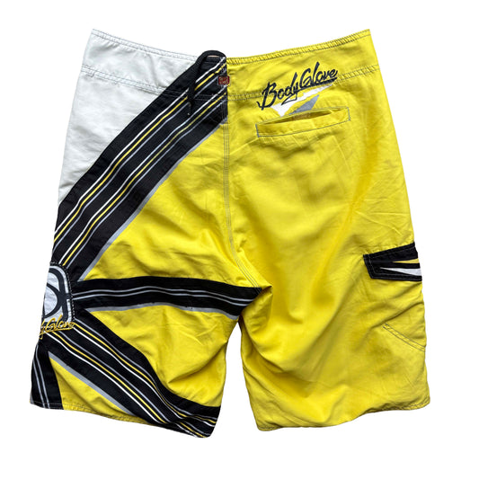Y2K Body Glove Rising Sun Boardies | W36"