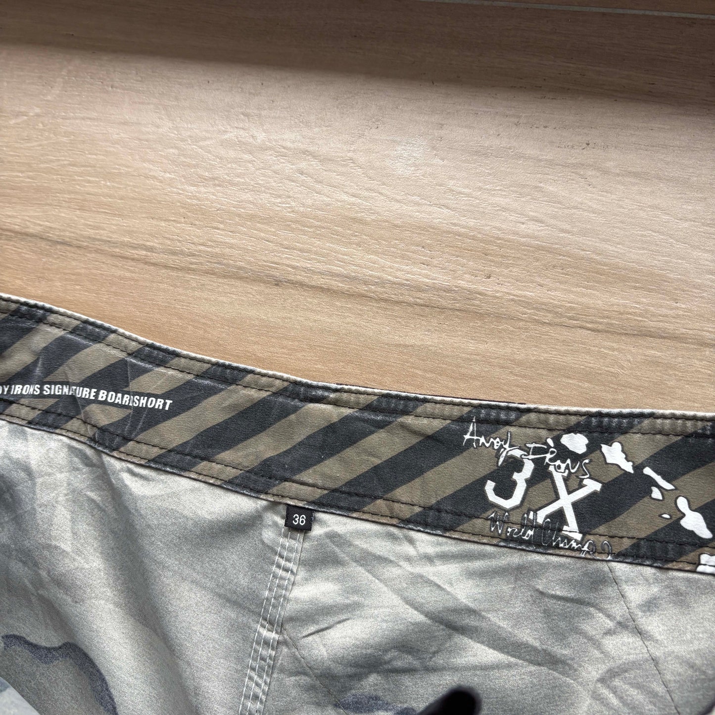 Y2K Billabong Andy Irons Rising Sun Boardies | W36"