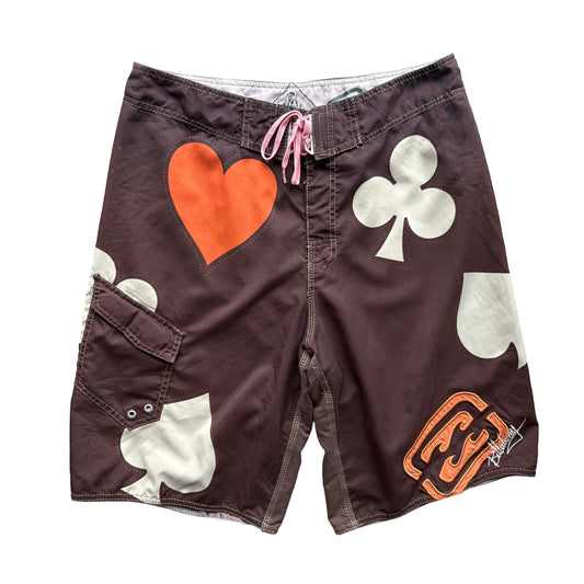 Y2K Taj Burrow Ace of Spades Boardies | W34"