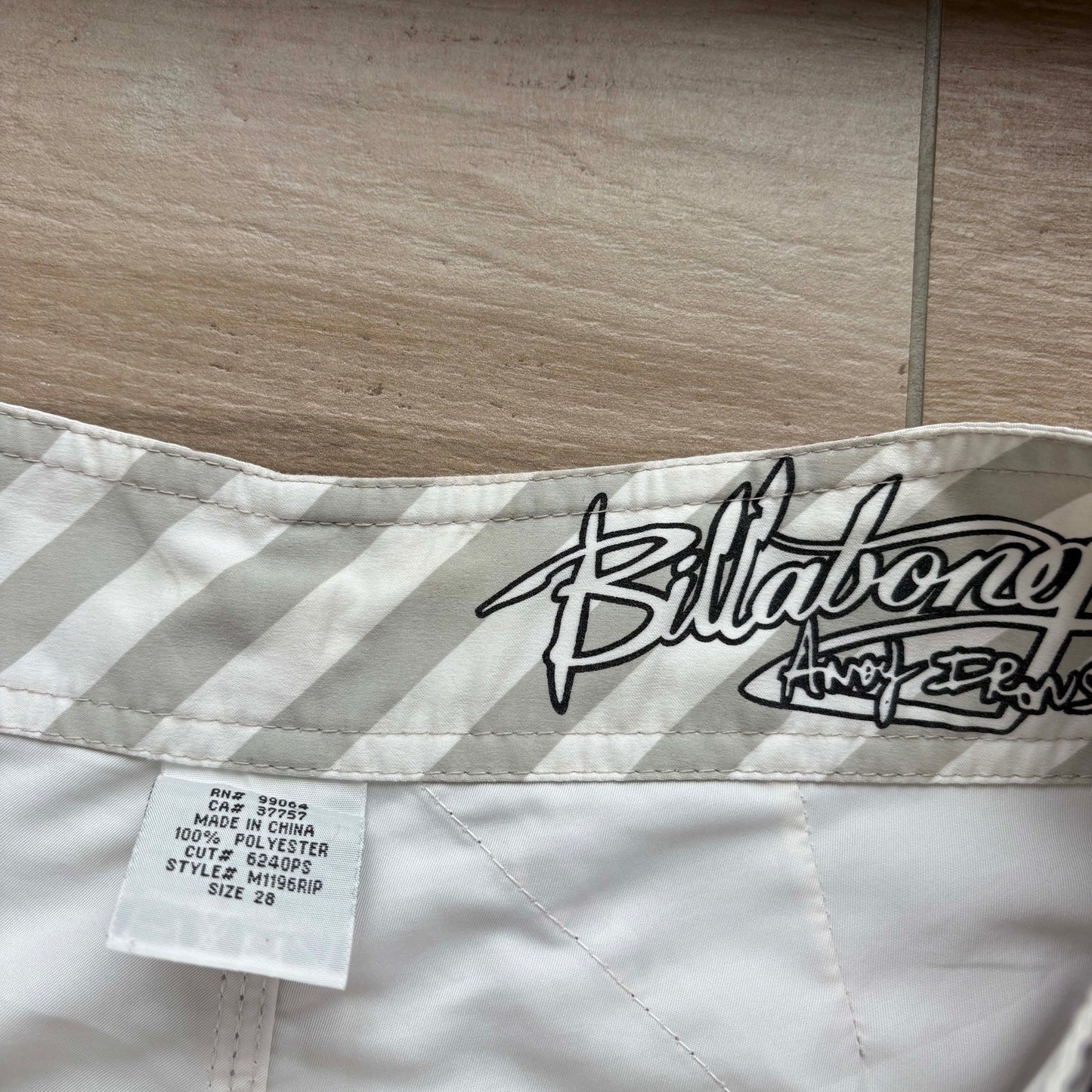 Y2K Billabong Andy Irons Rising Sun Boardies | W28"