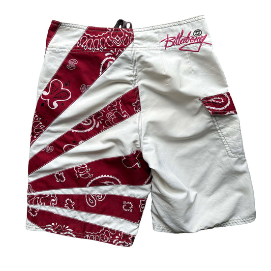 Y2K Billabong Andy Irons Rising Sun Boardies | W28"