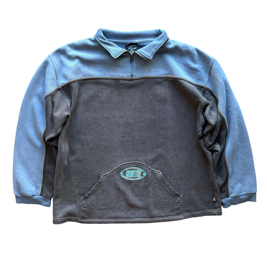 90s Hang Ten 1/4 Zip Jumper XL - Volant Vintage