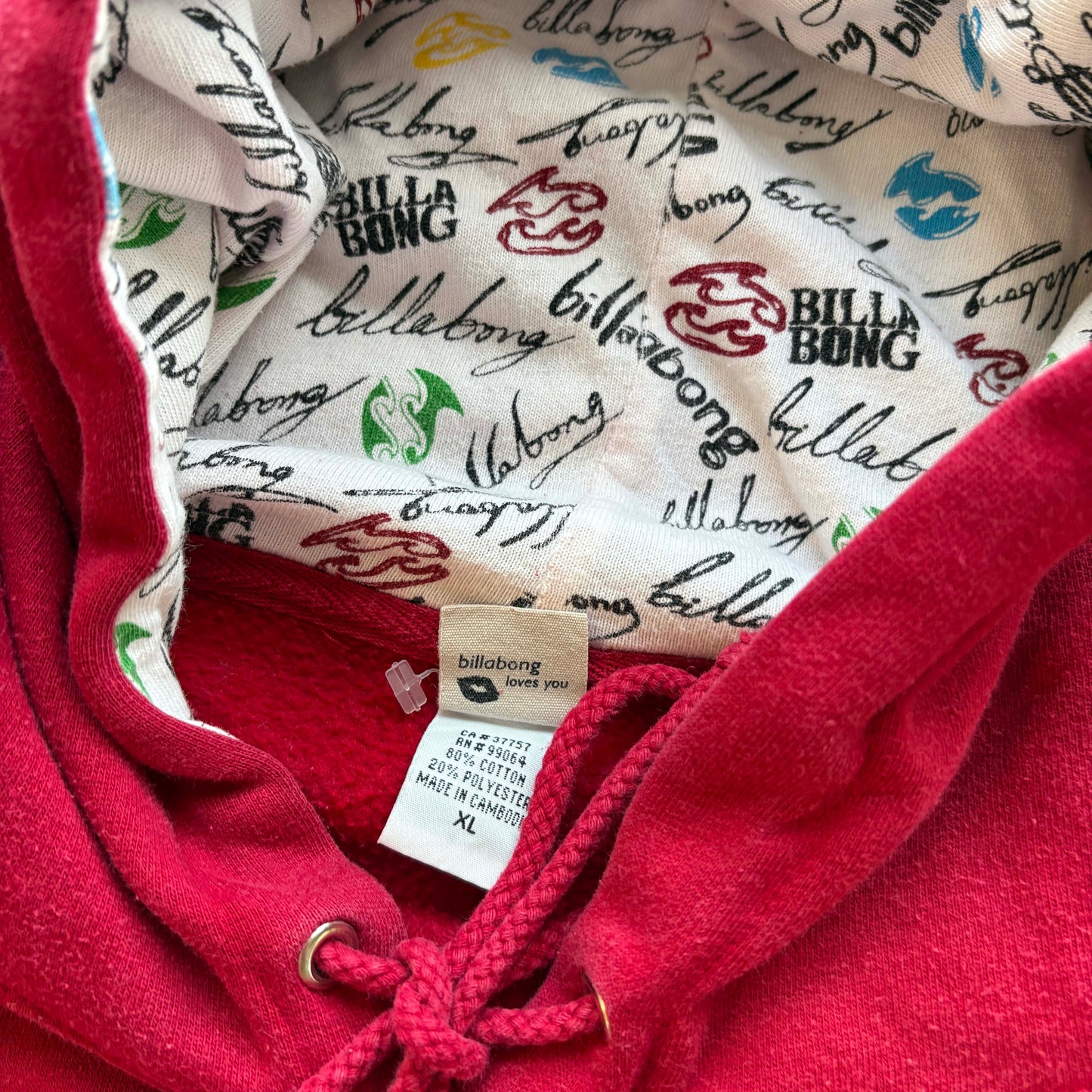 1998 Billabong Womens Hoodie | WMNS XL - Volant Vintage