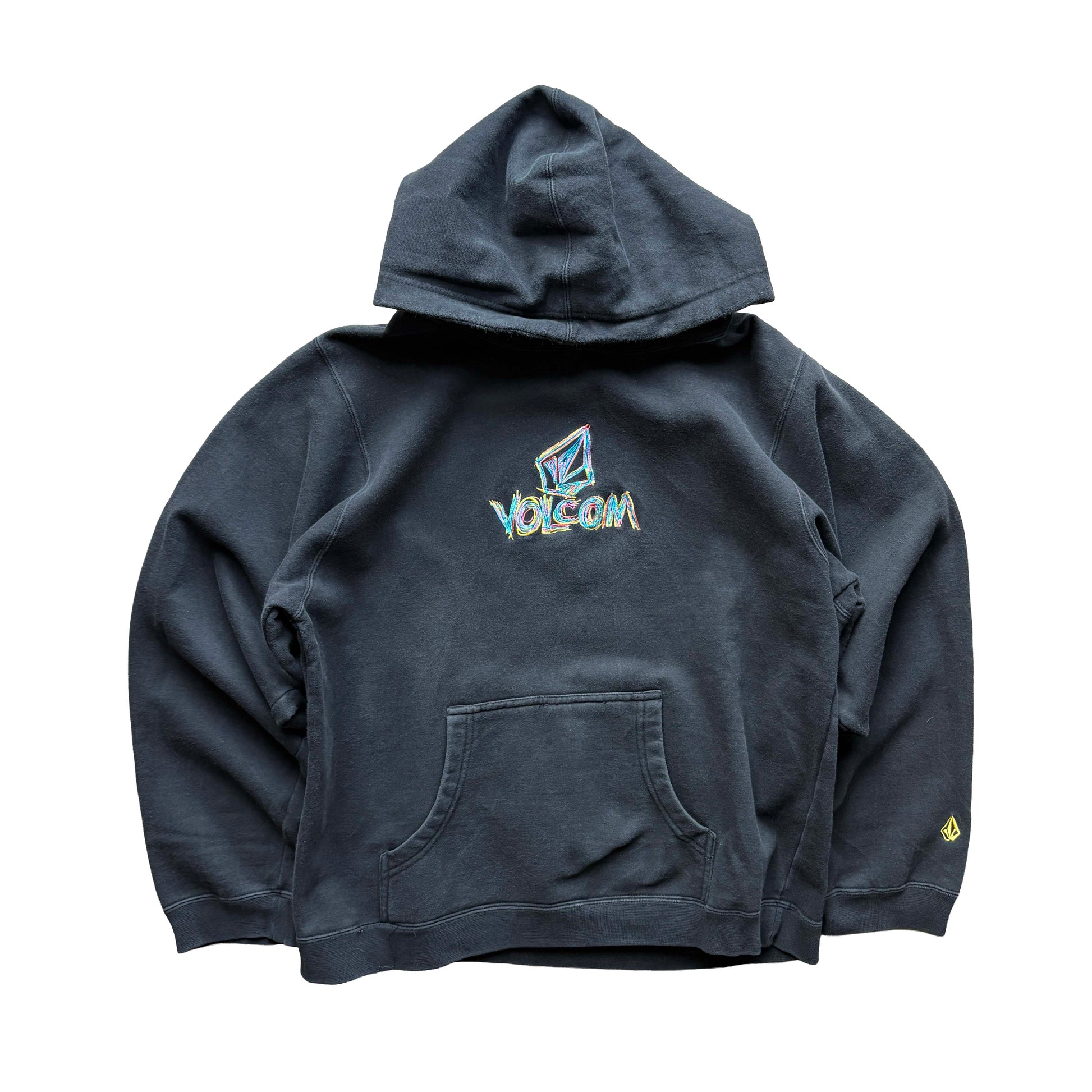 Vintage Volcom Logo Hoodie S - Volant Vintage