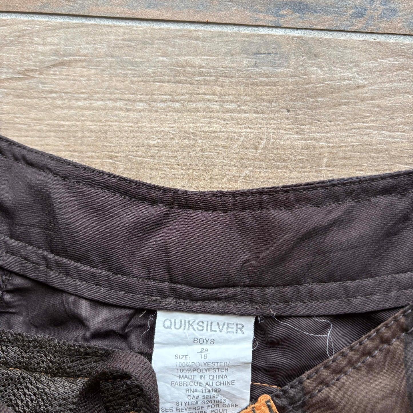 2000s Quiksilver Camo Boardies | W29" - Volant Vintage