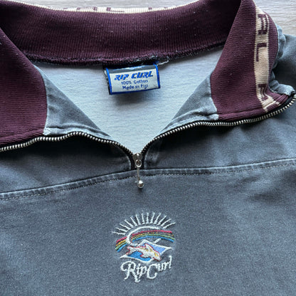 RARE Vintage Rip Curl 1/4 Zip Jumper | XL