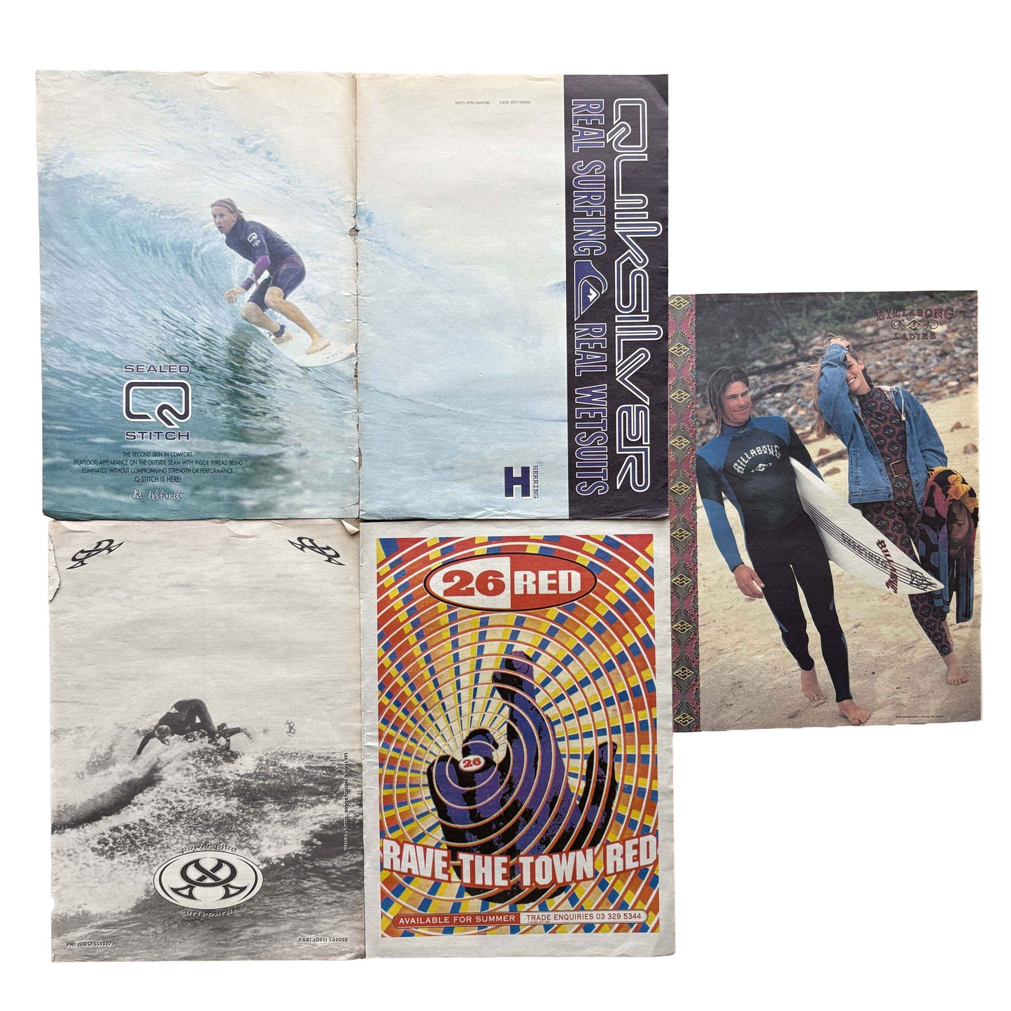 Vintage Surf Poster Pack 8.10 | A3