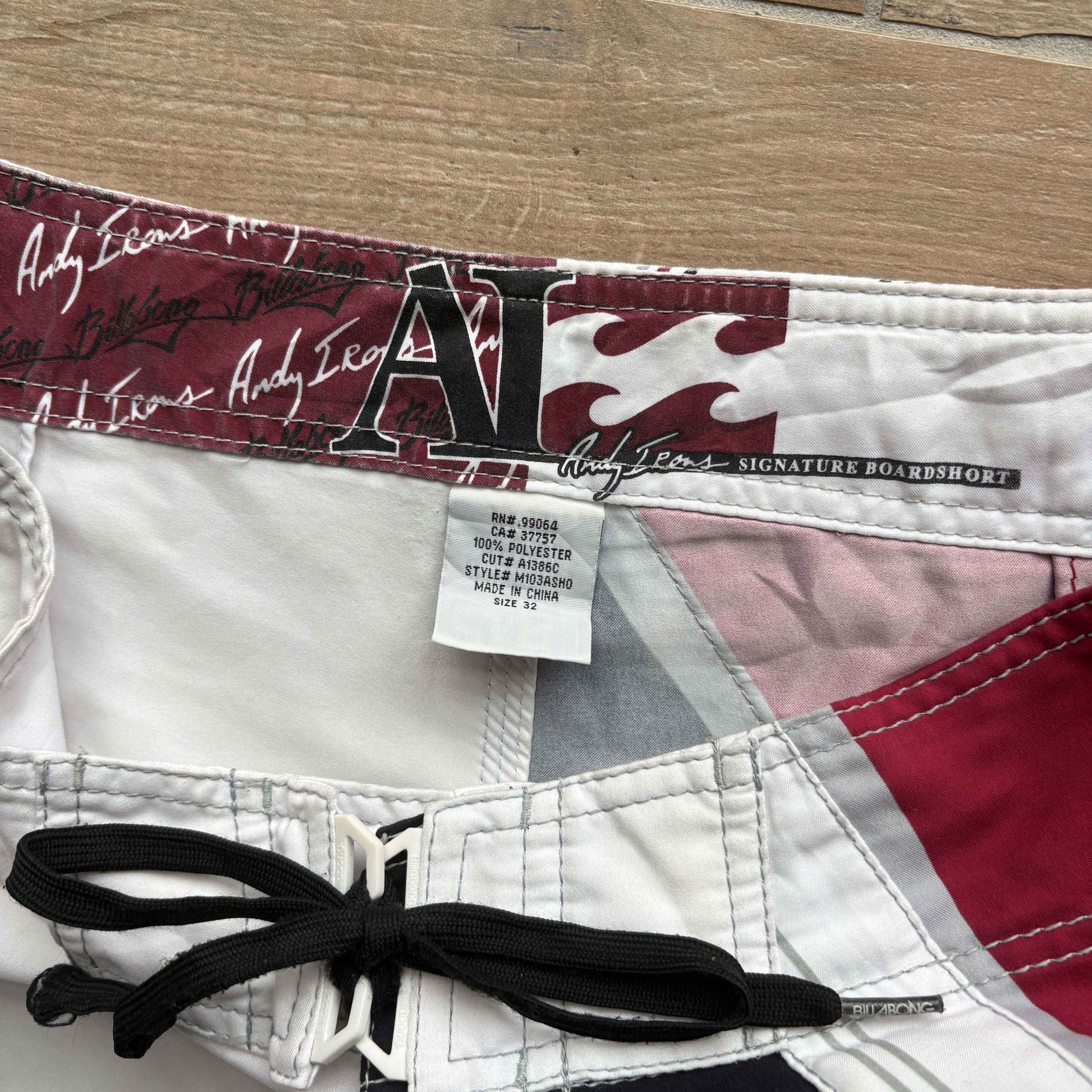 Y2K Billabong Andy Irons Shogun Boardies | W32"